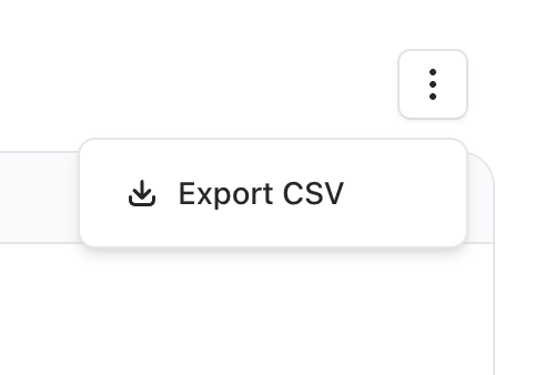 Export Data